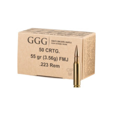 GGG 223 Rem 55g (3.56 г.) FMJ 50шт/1200шт.