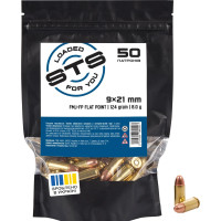 STS 9мм (9*21) гільза куля FMJ RN 124gr