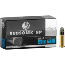 Патрон RWS Subsonic HP кал .22 LR куля LHP маса 2.6 г/40 гран