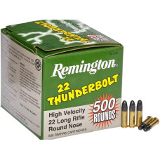 Патрон Remington Thunderbolt High Velocity кал .22 LR куля RN маса 40 гр (2.6 г)