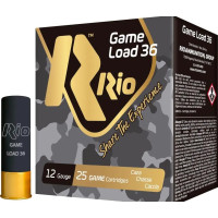 Патрон RIO Game Load-36 кал. 12/70 дріб №0 (4.25 мм) наважка 36 г