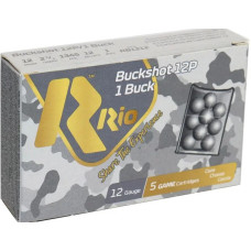 Патрон RIO Royal Buck 12P кал. 12/70 картеч 7.65 мм наважка 32 г