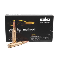Патрон нарізний Sako Super Hammerhead SP кал.308Win 11,7гр