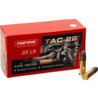 Патрон нарізний Norma 22LR Tac-22 LRN 40GR