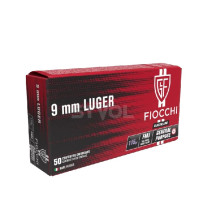 НАБОЇ НАРІЗНІ FIOCCHI 9Х19 LUGER FMJ 115GR (7.45 Г)