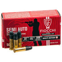 Патрон нарізний Fiocchi Semi Auto 22LR, LRN 40GR (2,59 г), 380 м/с