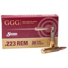 ПАТРОН НАРІЗНИЙ GGG КАЛ. 223 REM HPBT 69GR (4.47 Г)