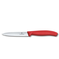 Ніж кухонний Victorinox SwissClassic, 10 см, червоний
