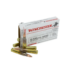 Патрон нарізний Winchester 223 REM/5.56 55g.(3.56г.) FMJ 20шт.