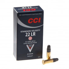 CCI 22LR STD VELOSITY AMIMO, LRN 40GR (2.59 г) 326 м/с 50шт./100уп