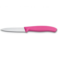 Кухонний ніж Victorinox SwissClassic лезо 8 см рож. ручкою