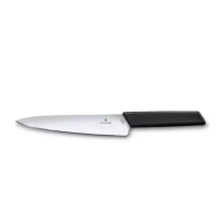 Кухонний ніж Victorinox лезо 19см з чорн. ручкою(блістер)
