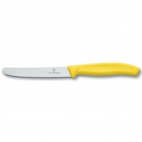 Кухонний ніж Victorinox SwissClassic лезо8 см з жовт. ручкою